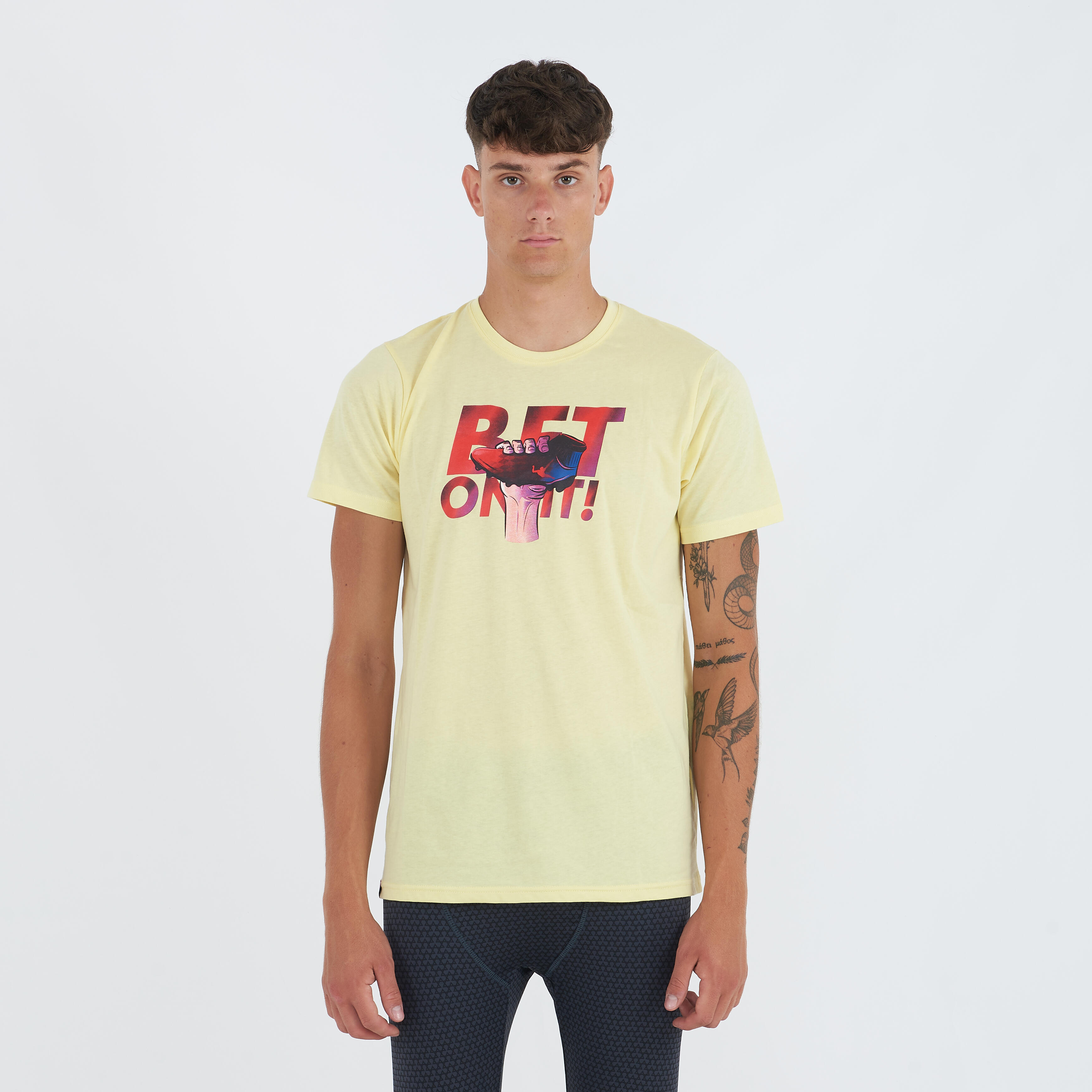 Tricou din bumbac imprimat BETEL bărbați
