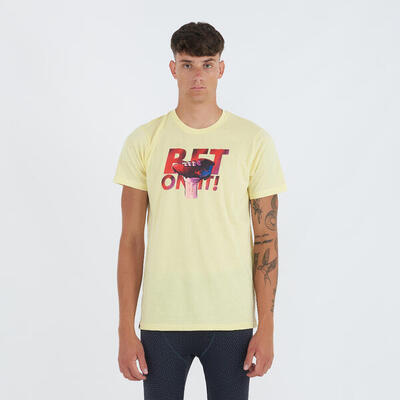 Betel t-shirt van katoen met print voor heren