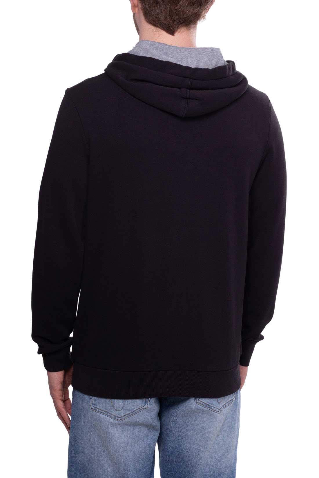 Sudadera con capucha para hombre Napapijri Burgee sum 3 en color negro 3/5