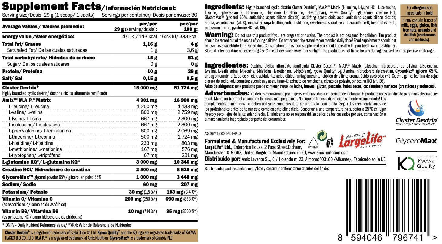 Perfect intra - 870g Fruits Rouges de Amix Nutrition 3/4