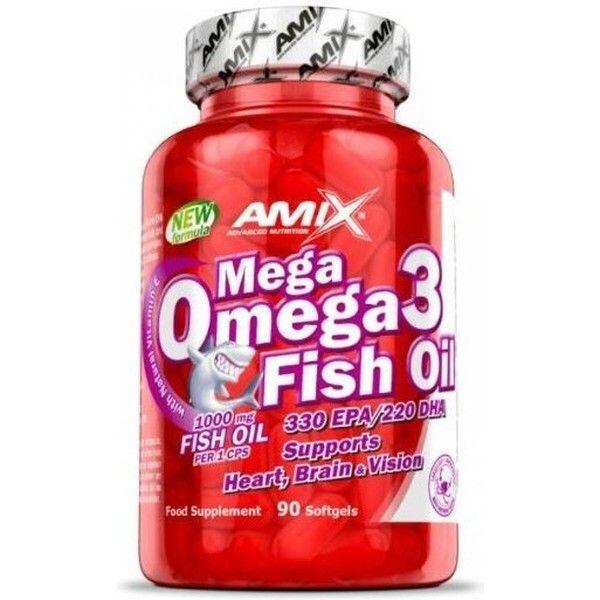 AMIX Super Omega 3 rybí olej - 90 měkkých kapslí Amix Nutrition