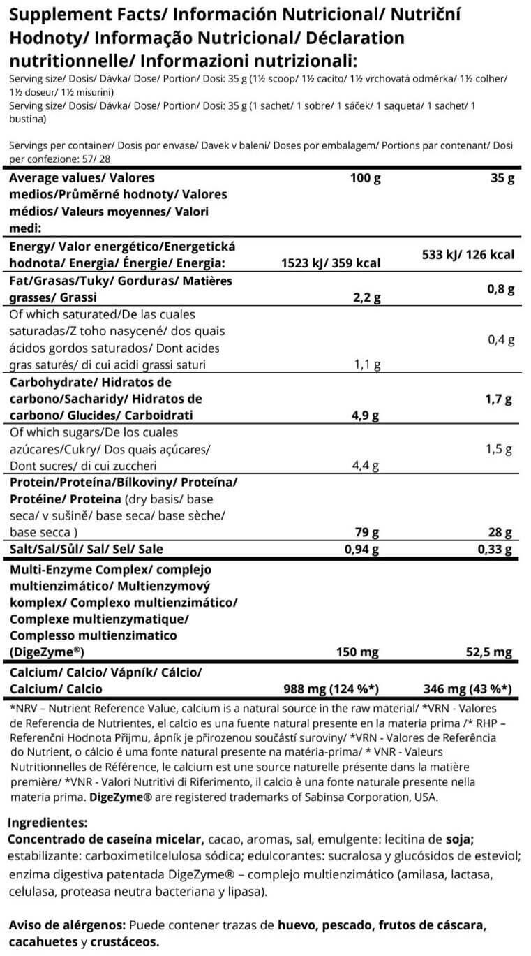 Micellar casein - 2kg Rocher de Amix Nutrition 2/3