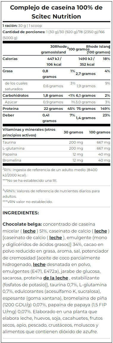 Caseïne - 100% Casein Complex (5kg) - Chocolade 3/4