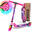 Trottinette City Moonracer – Légère trottinette enfant avec LED et suspension