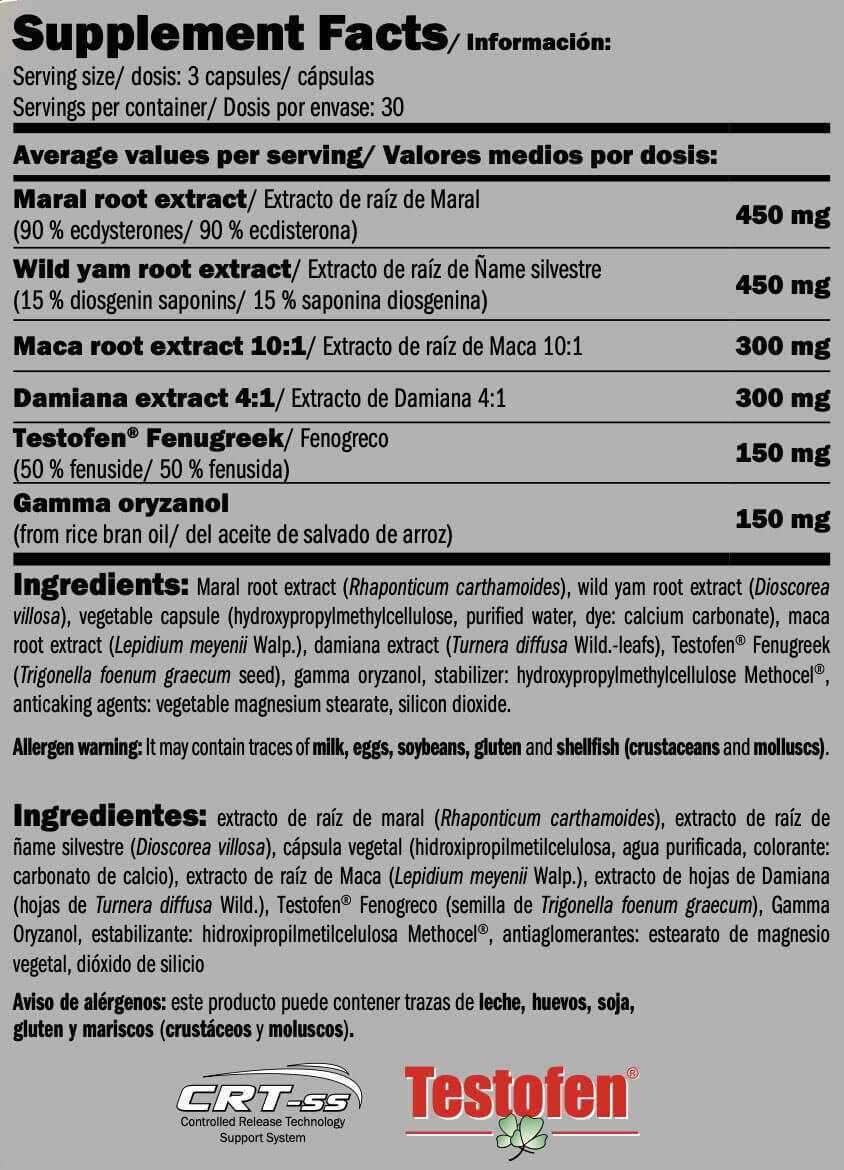Myostérones - 90 capsules de Amix Nutrition 3/4
