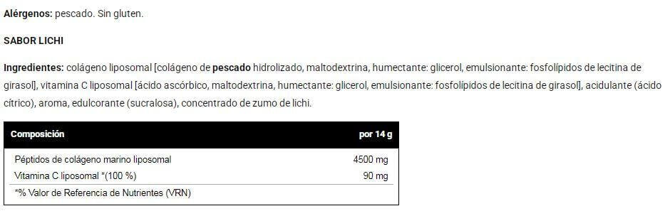 Collagene liposomiale+C - 210 g Litchi VitoBest 3/4