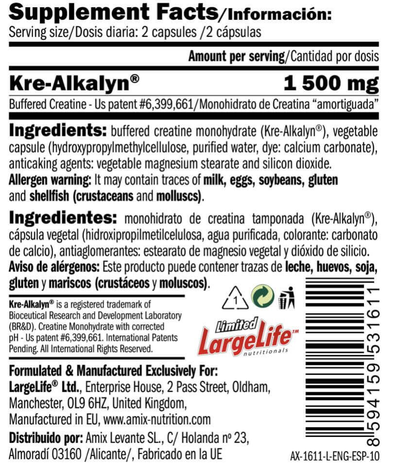 Kre-Alkalyn 150 Caps 3/4