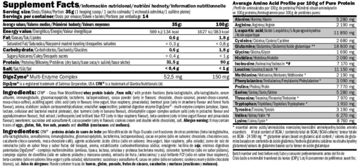 IsoPrime CFM 500 Gr Chocolate 3/4