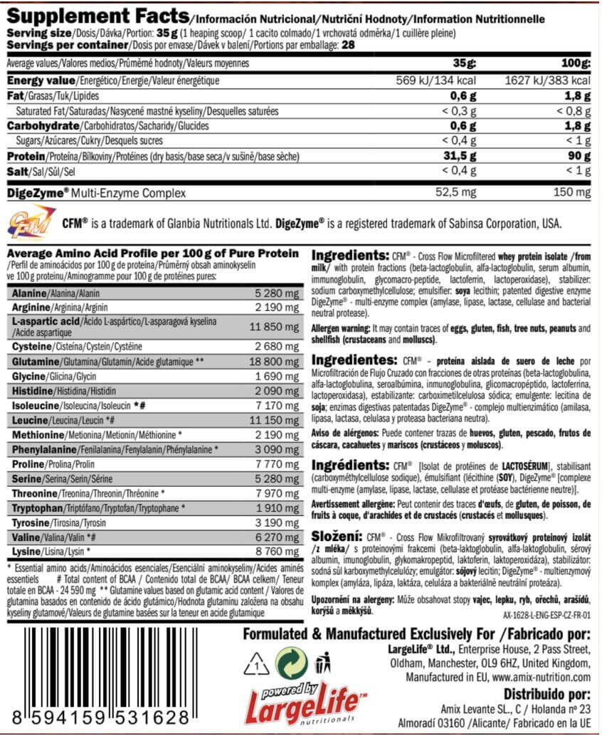 Isoprime CFM - 1kg Naturel de Amix Nutrition 4/5