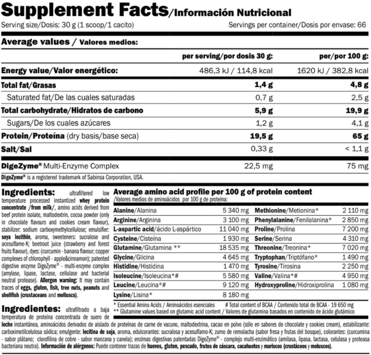 Amix Predator Protein 2 Kg Proteínas L-Glutamina 3/4