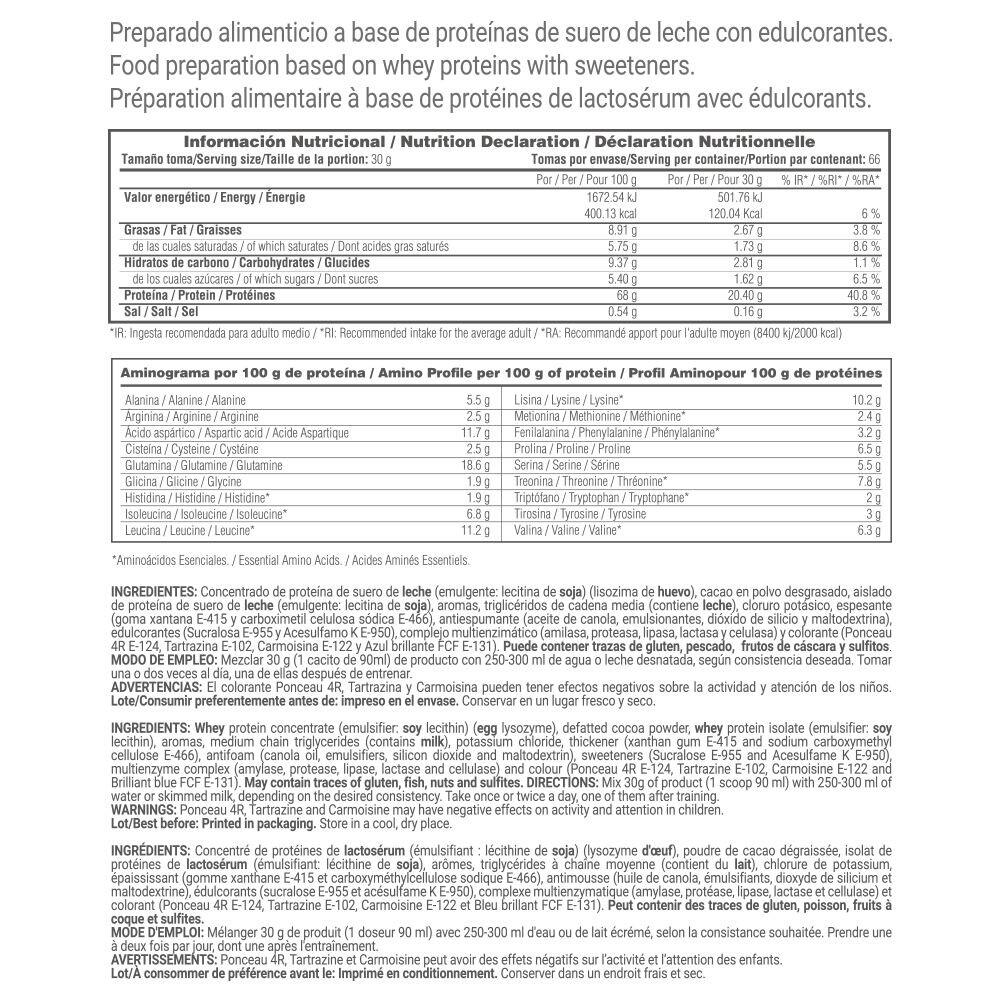 Whey Protein80 - 2 kg CHOCOLAT MASmusculo 4/5