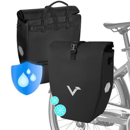 Sacoches vélo x2 avec fonction isotherme 20L – Basic
