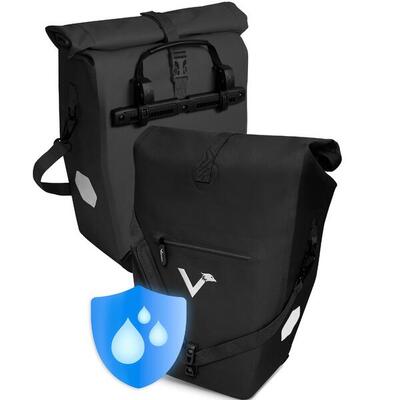 Fietstassen set van 2 2in1 met schoudertas 28l – ocean