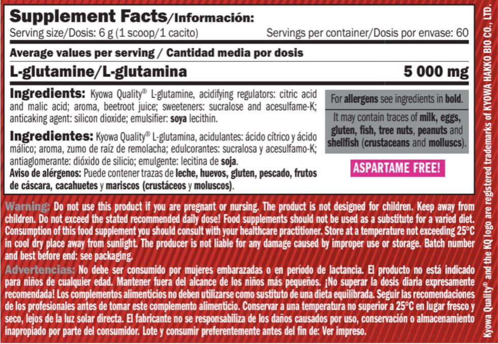 Glutamina Micro Powder Drink - 360g Kiwi Melon Amix Nutrition 4/5