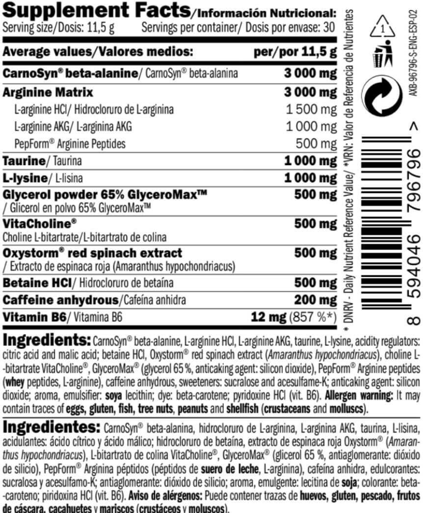 Yeep Pump - 345g Naranja Amix Nutrition 4/5
