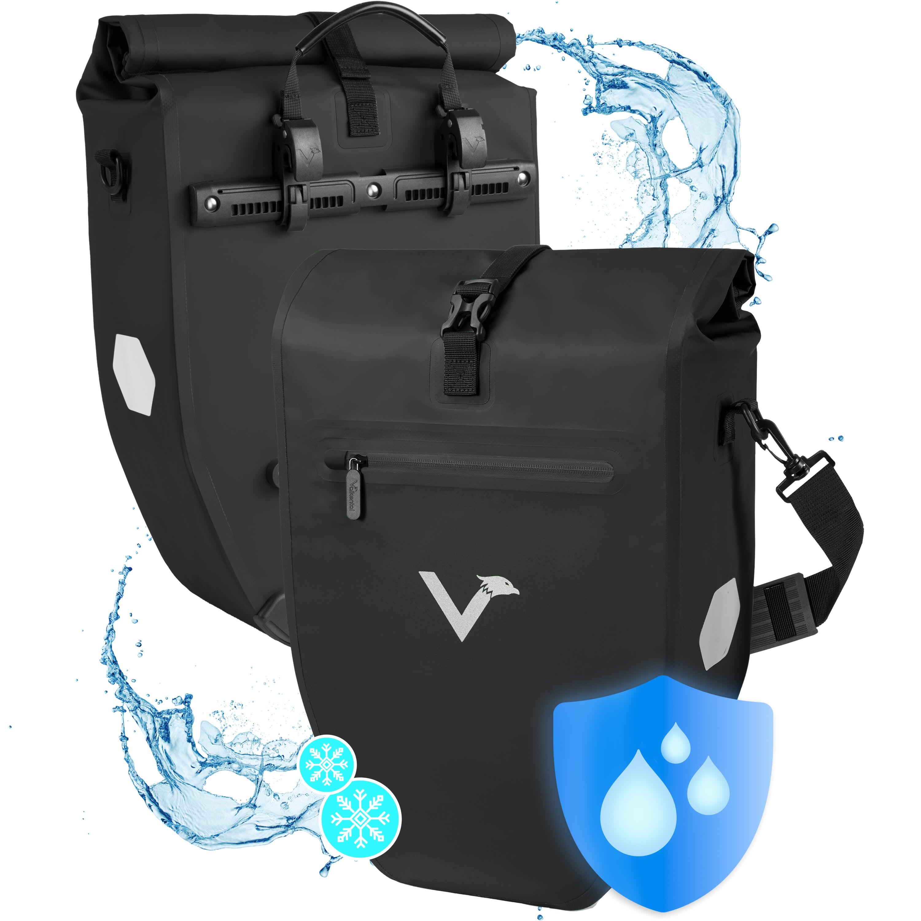 Alforjes bicicleta x2 com função térmica 28l – basic