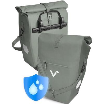 Fietstassen set van 2 2in1 met schoudertas 28l – ocean