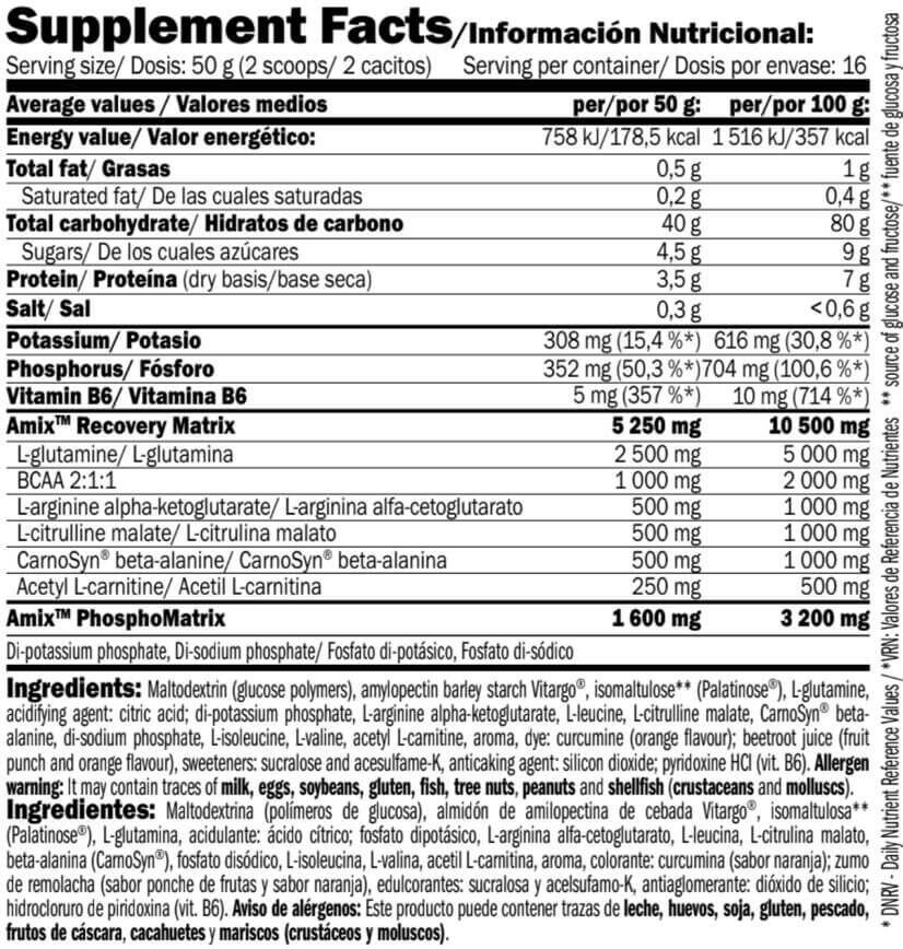 IsoLyn Recovery Drink - 800g Limon Amix Nutrition 3/4