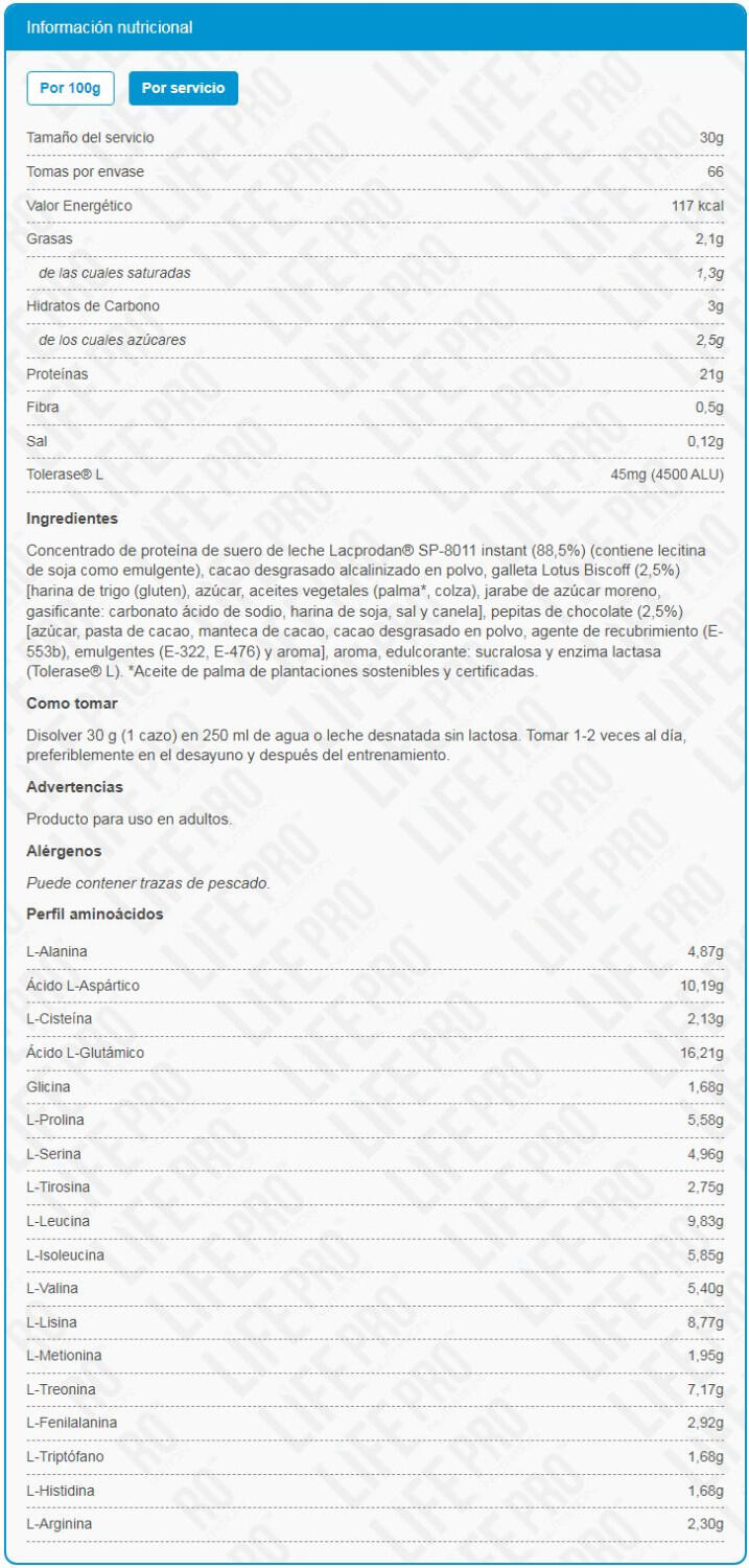 Whey Protein Gourmet Edition Bolsa - 2Kg Choco Monky Chips . Ganancia Muscular 4/4