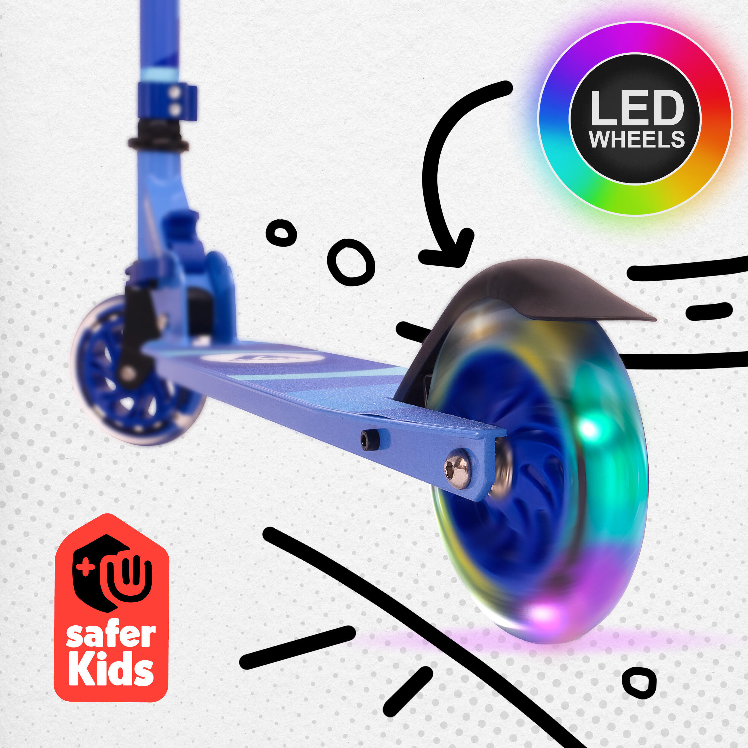 HOMCOM Kinderstep Step Scooter Stadsstep Kinderscooter Step Voor Kinderen Kickboard 2 Kleuren~0ueqcrm81cg01