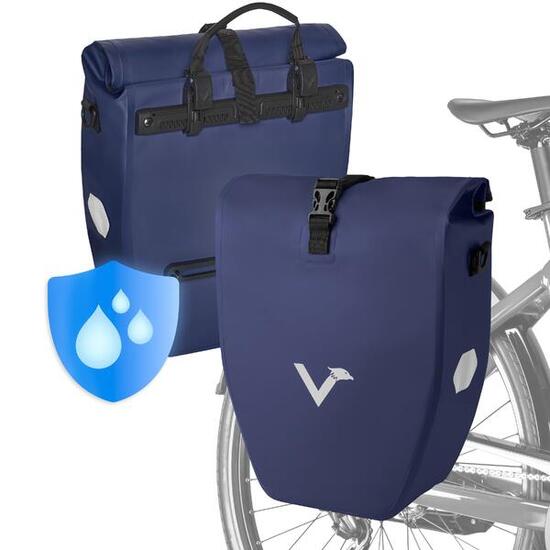 Borse bici x2 impermeabili e riflettenti 20L – Basic