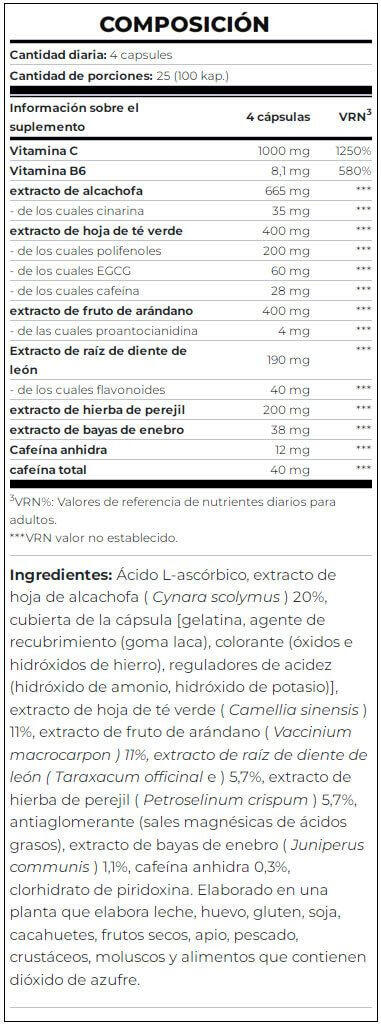 Water Cut - 100 Cápsulas Scitec Nutrition 3/4