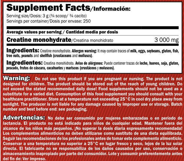 Creatine Monohydrate Micronized - 220 capsules de Amix Nutrition 4/5