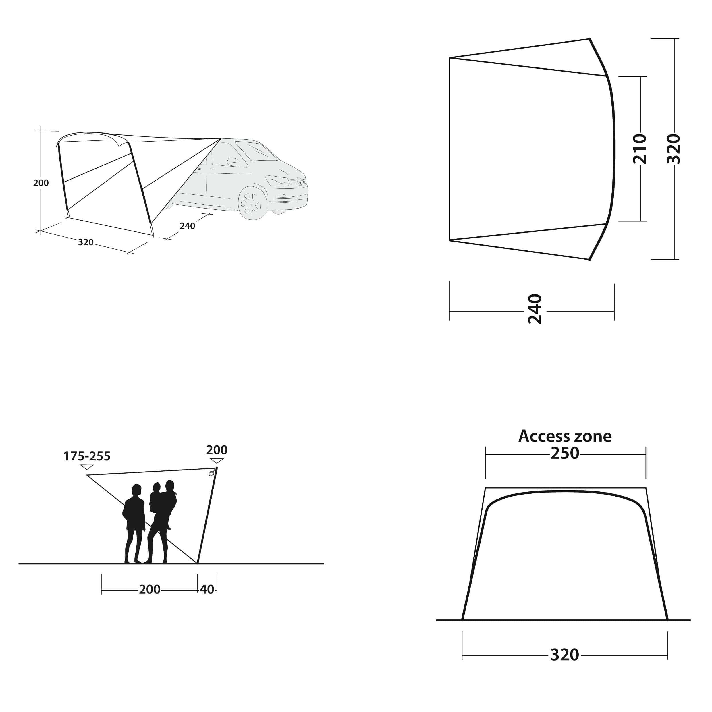 Outwell Touring Canopy 2/7