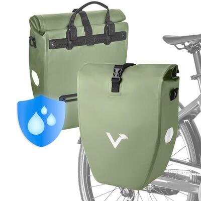 Borse bici x2 impermeabili e riflettenti 20L – Basic