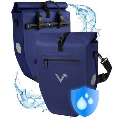 Borse bici x2 impermeabili e riflettenti 20L – Basic