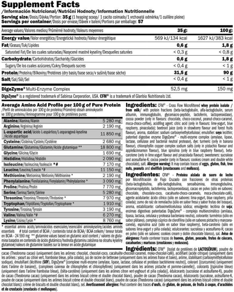 Isoprime CFM - 2kg Pistacho Amix Nutrition 3/4