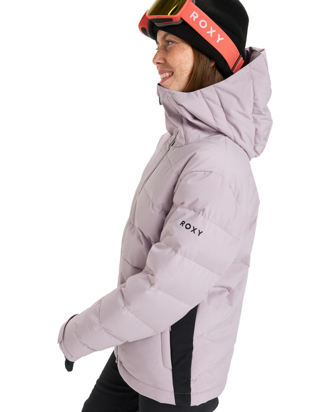 Veste de snow technique SNOWYHILL PUFFY Violet Femme 3/4
