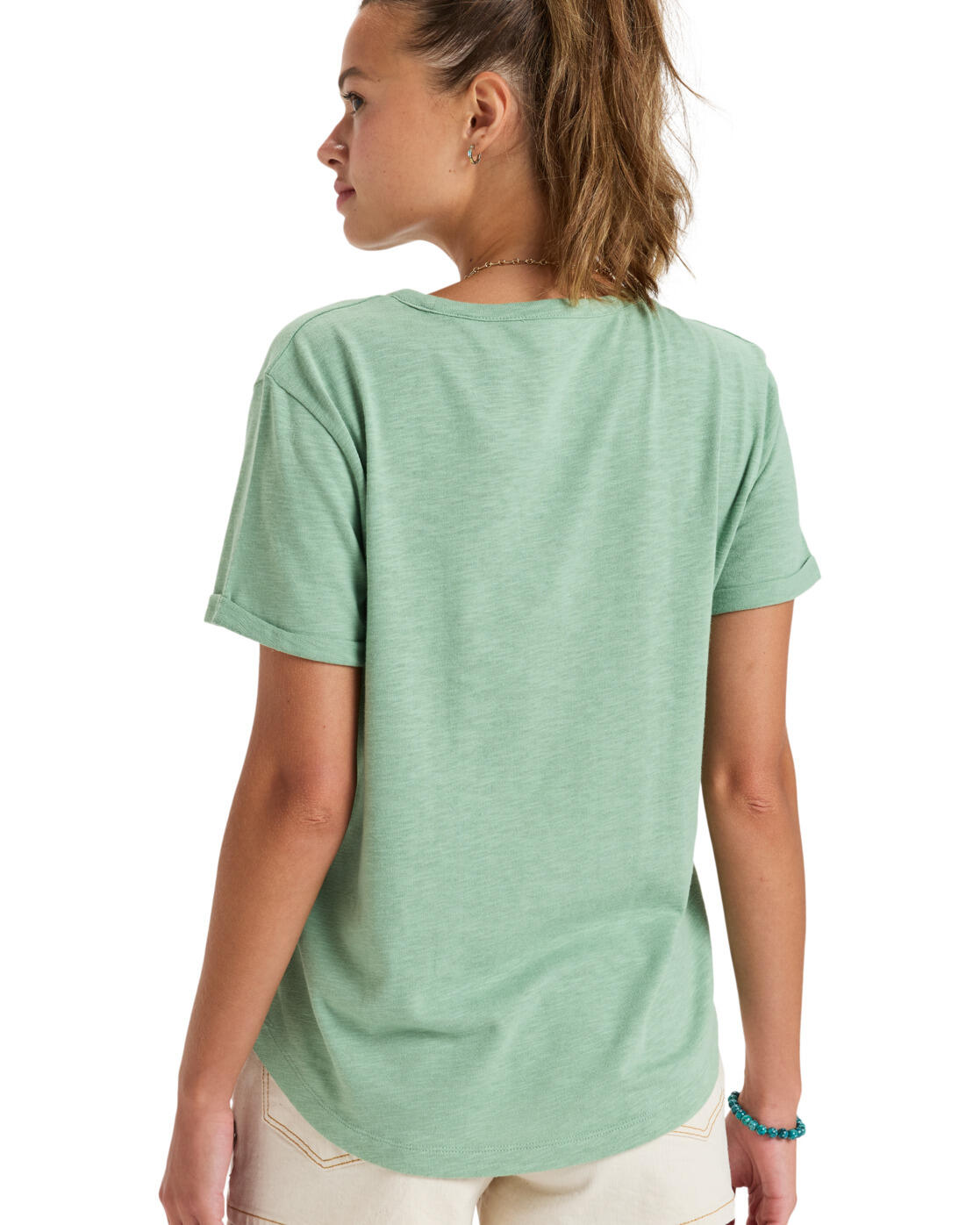 T-Shirt OCEANWAVE REGULAR Grün Dames 3/4