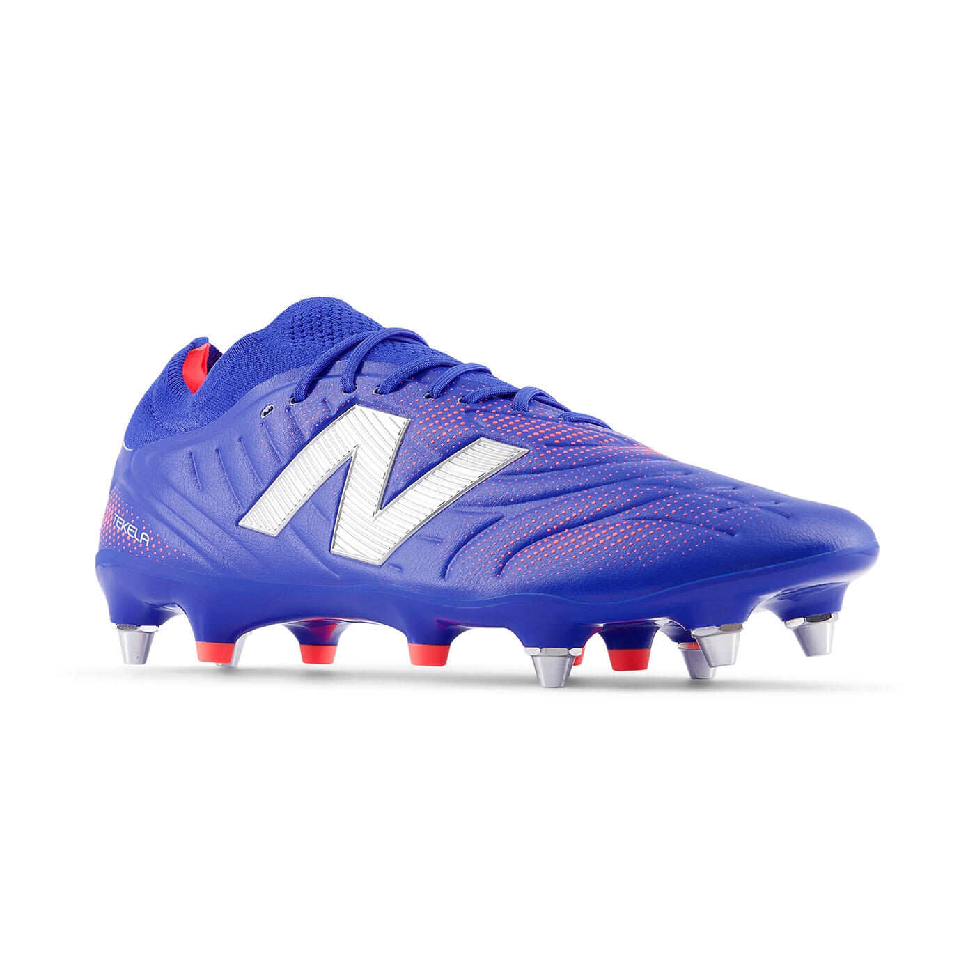 New Balance Tekela V5 Pro Sg Lage Voetbalschoenen Blauw 5/5