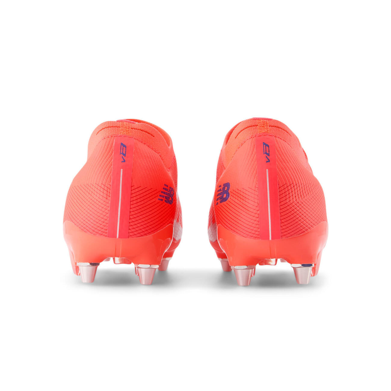 Tacchetti New Balance Furon V8 SG Arancio, grigio e blu 4/5