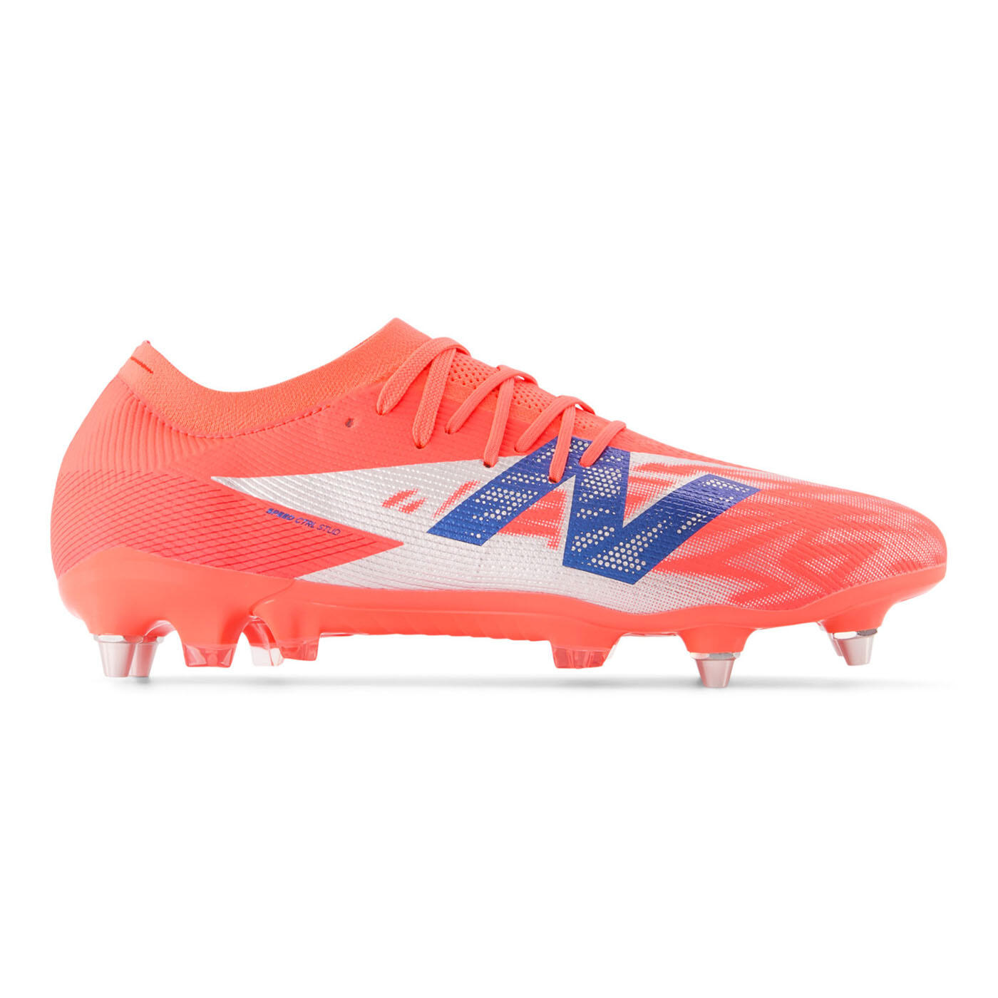 NEW BALANCE New Balance Furon V8 Sg Voetbalschoenen Oranje, Grijs En Blauw