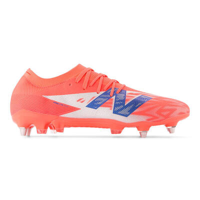 New balance furon v8 sg voetbalschoenen oranje. grijs en blauw