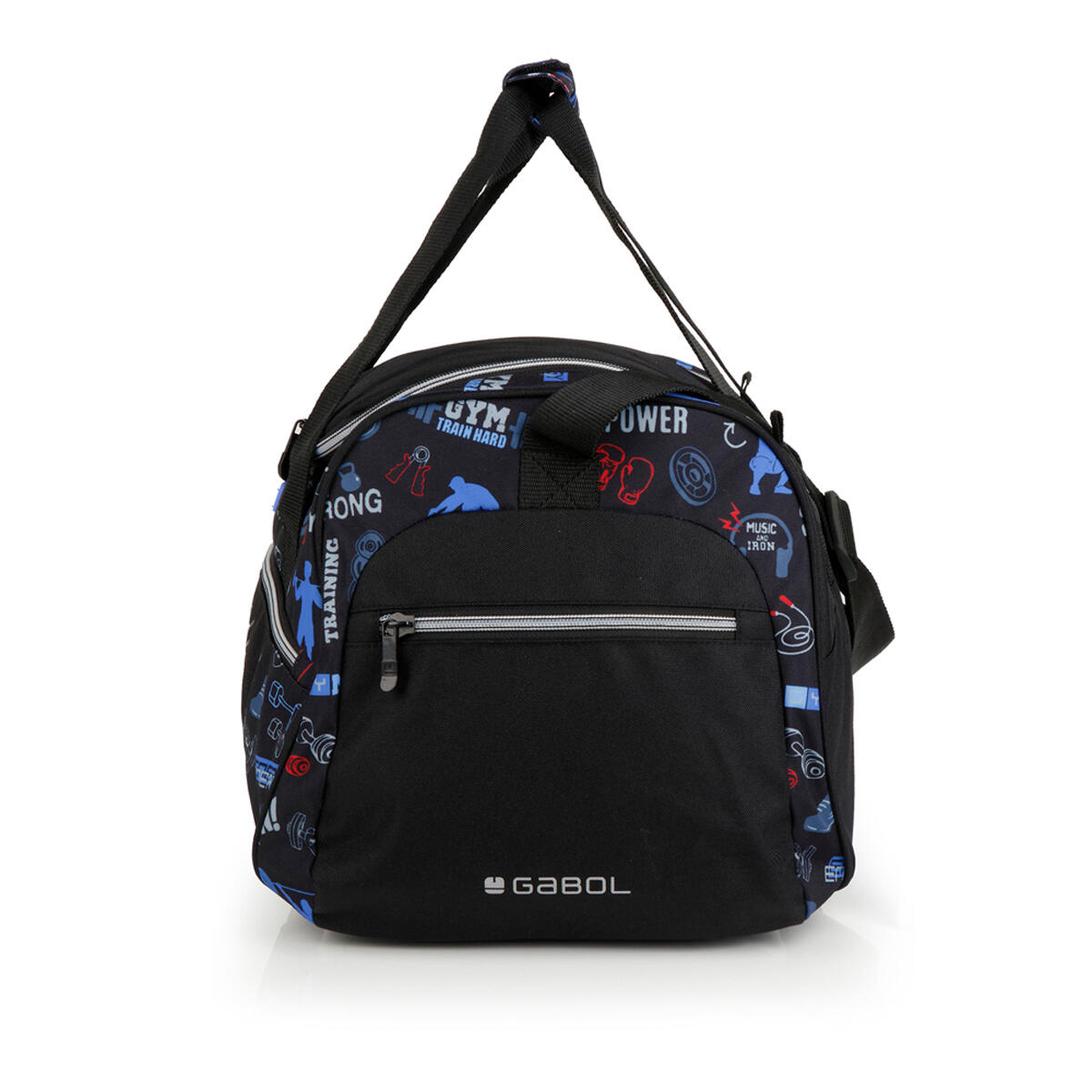 Bolsa de deporte infantil Gabol TRAINING negra y resistente al agua 2/6