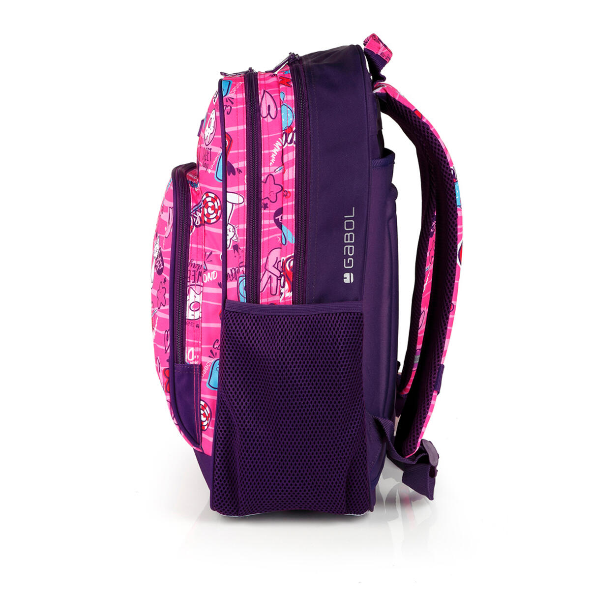 Mochila adaptable a carro Gabol STICKER con dibujos y resistente al agua 2/6