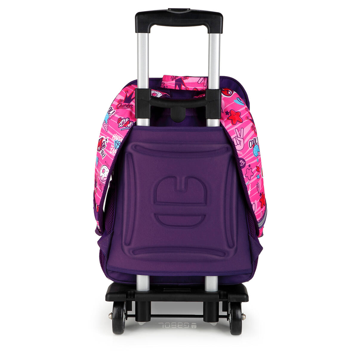 Mochila adaptable a carro Gabol STICKER con dibujos y resistente al agua 5/6