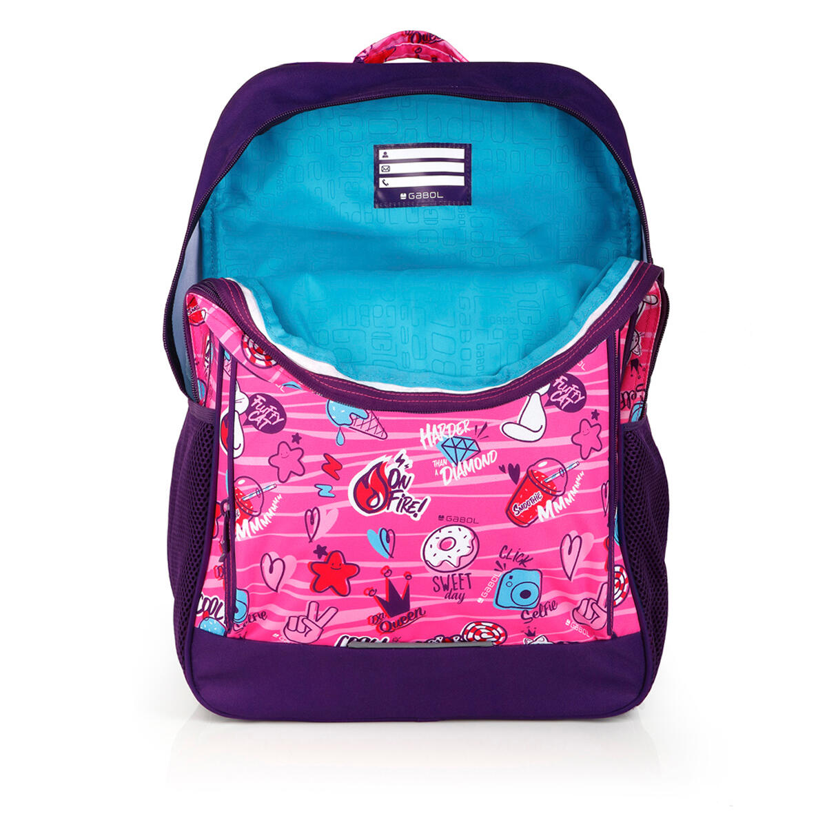 Mochila adaptable a carro Gabol STICKER con dibujos y resistente al agua 4/6