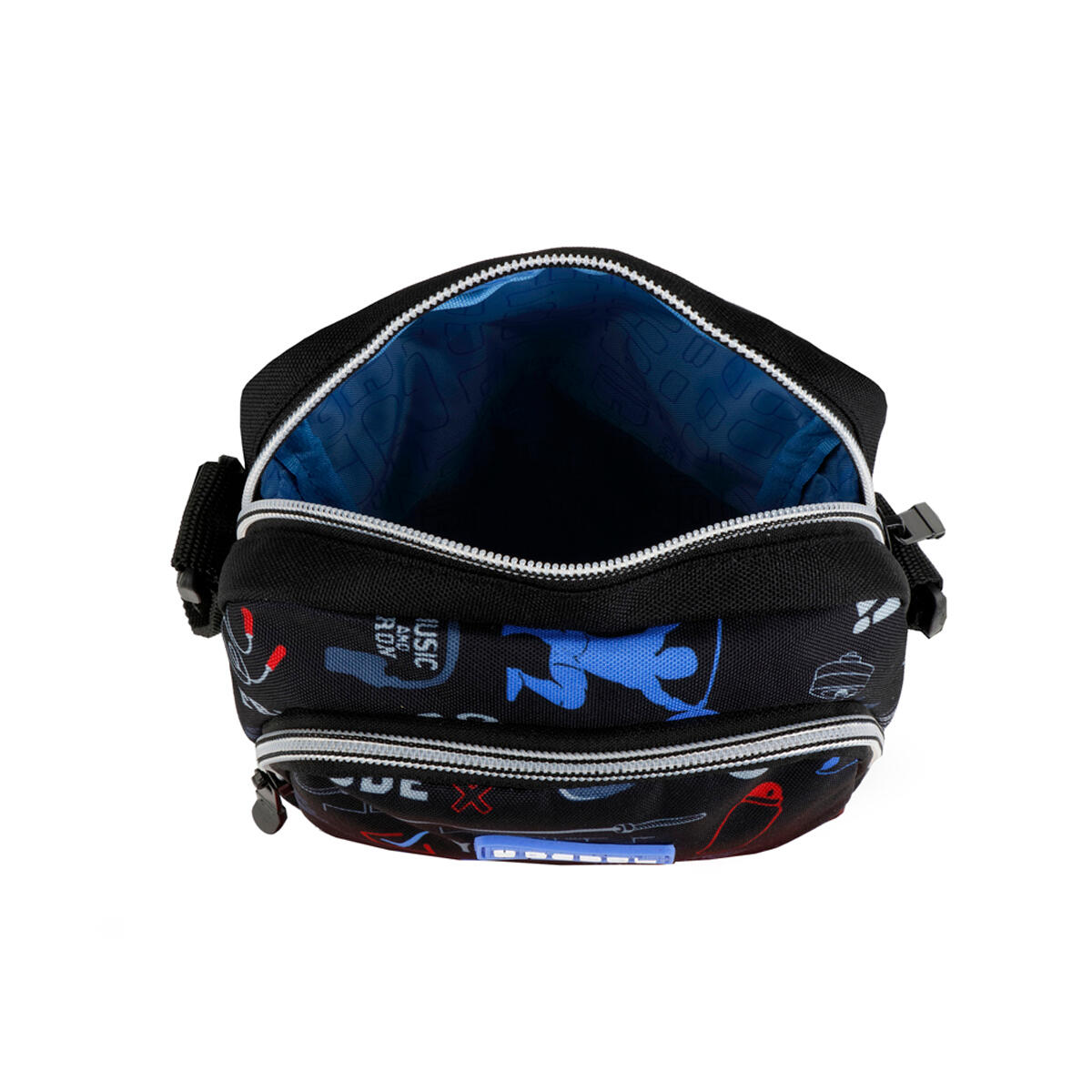 Bandolera infantil Gabol TRAINING negra y resistente al agua 4/5