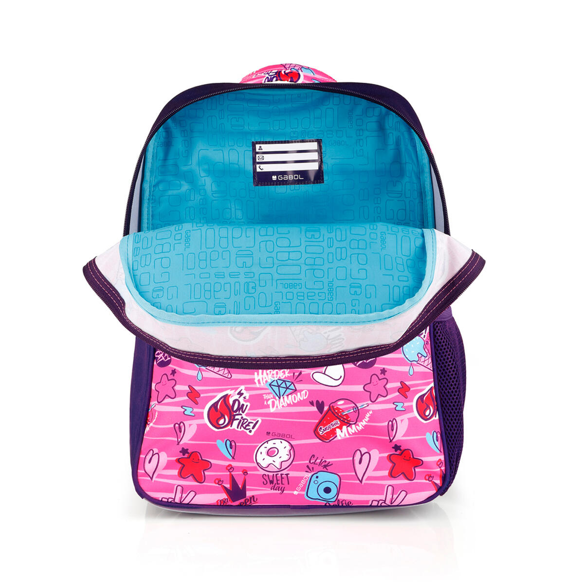 Mochila adaptable a carro Gabol STICKER con dibujos y resistente al agua 4/6