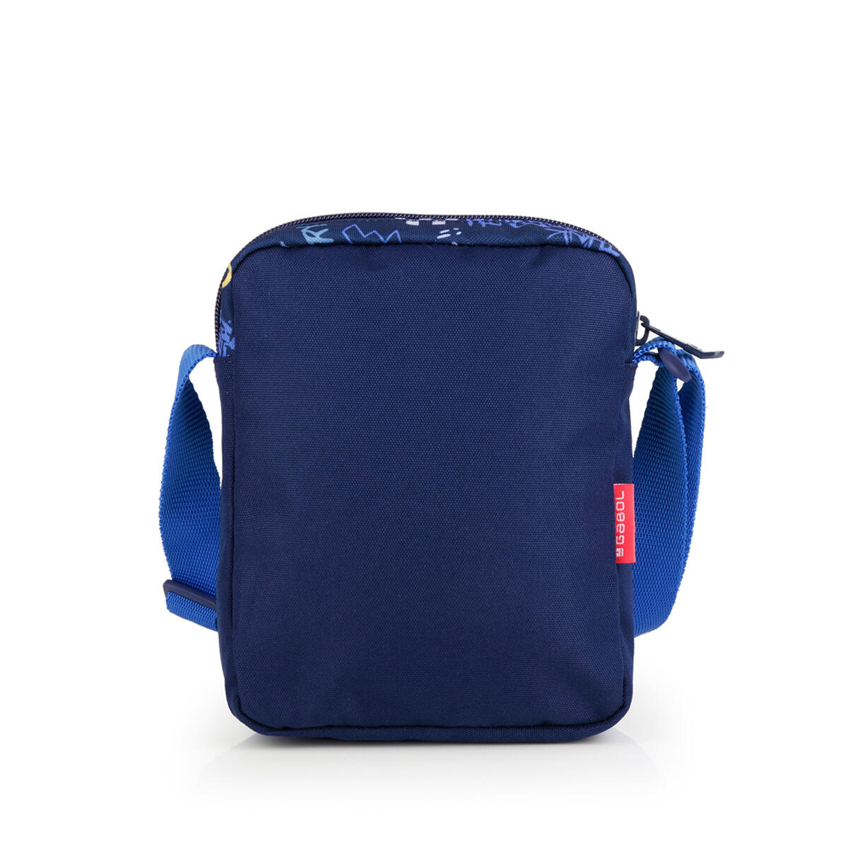 Bandolera infantil Gabol SKULL azul y resistente al agua 3/5