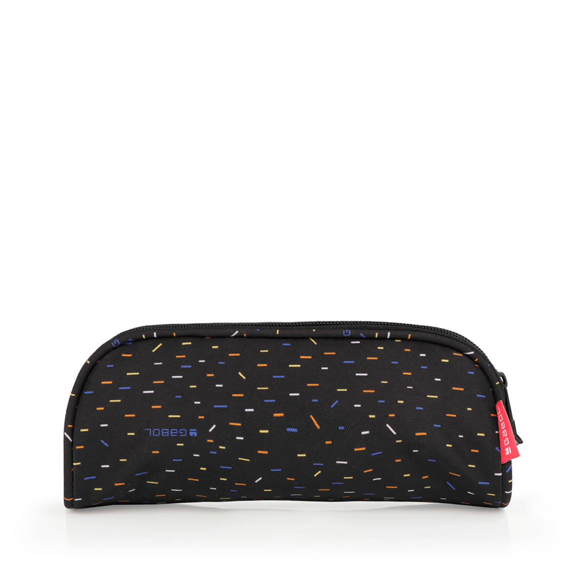 Estuche doble Gabol VIRTUAL negro y resistente al agua 3/4