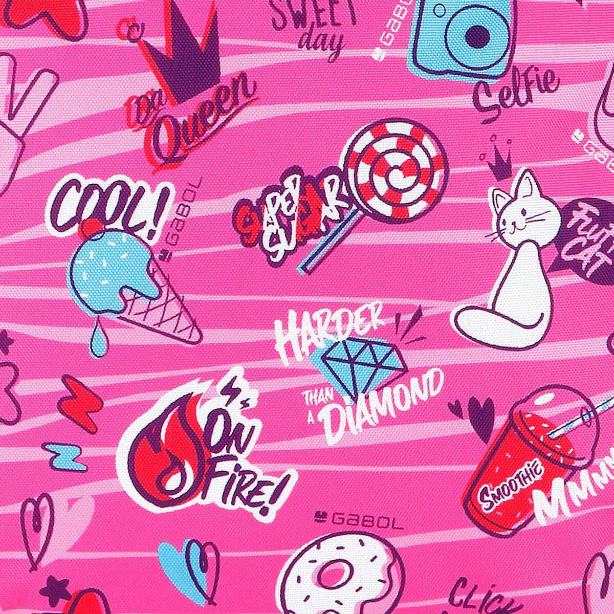 Bolso infantil Gabol STICKER con dibujos y resistente al agua 5/5