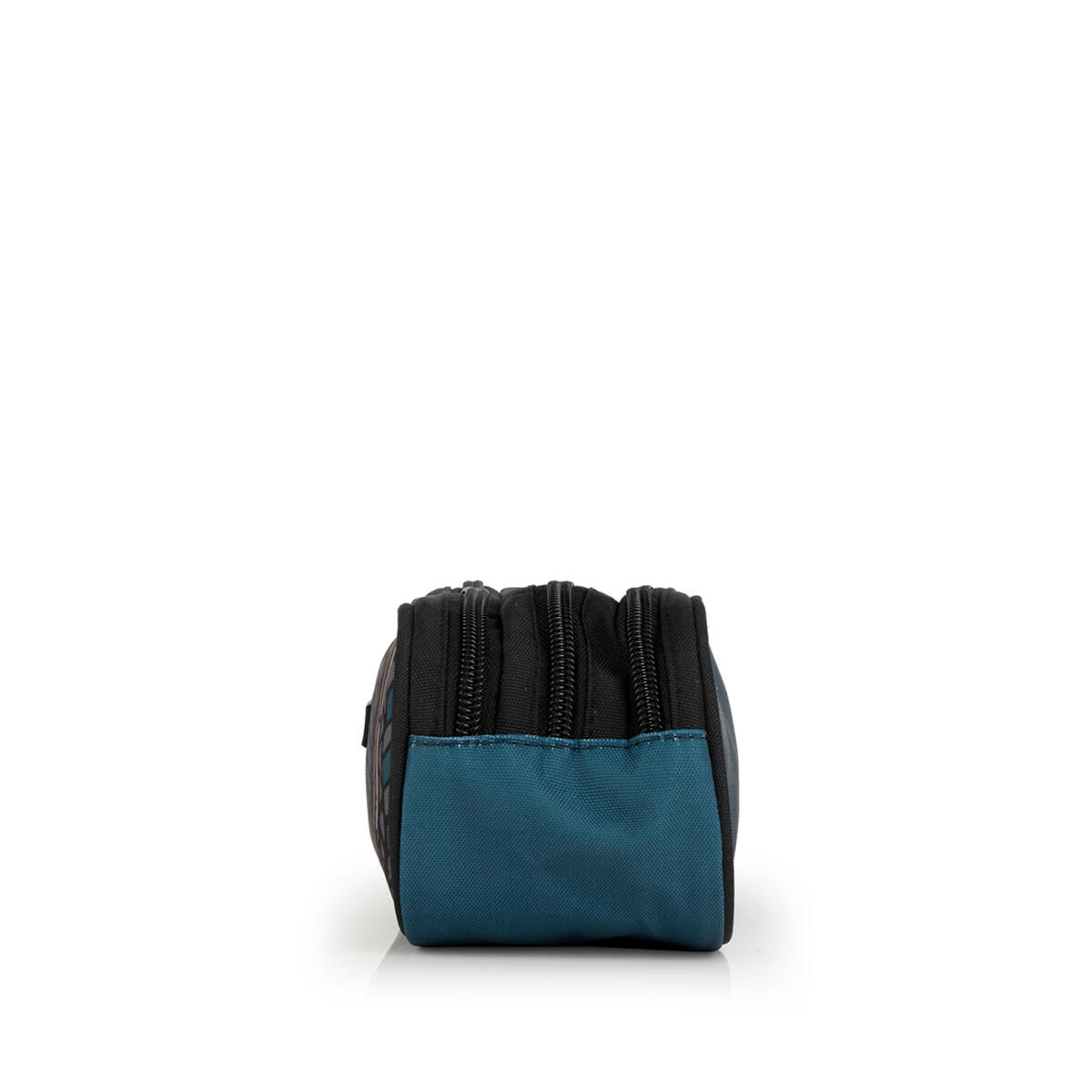 Estuche triple Gabol ROAD azul y negro y resistente al agua 2/4