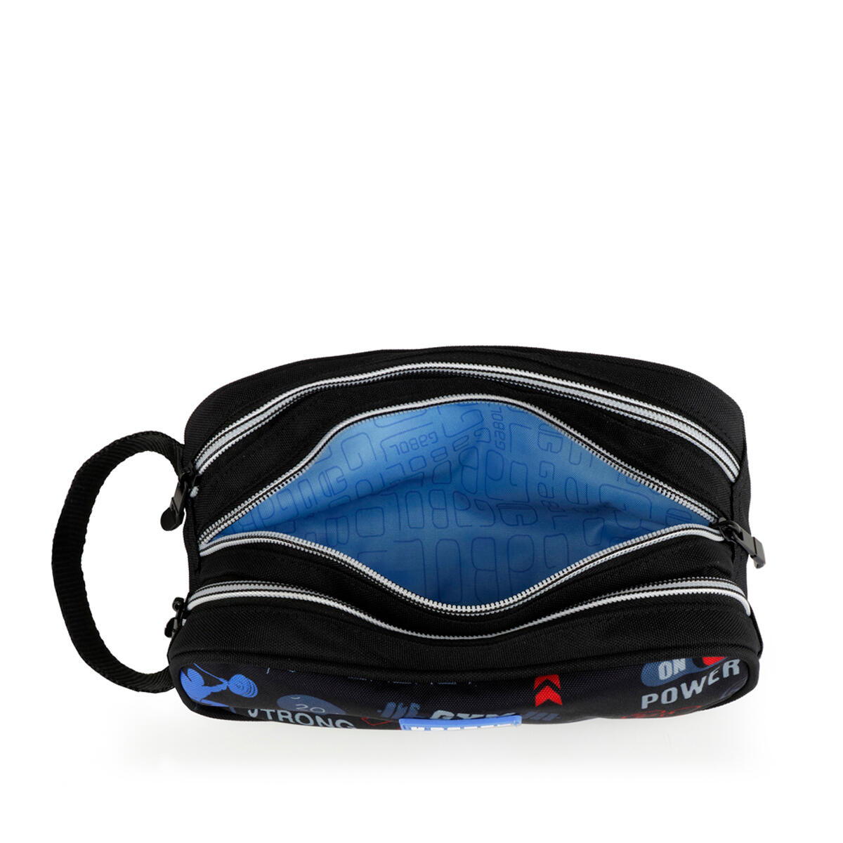 Estuche triple Gabol TRAINING negro y resistente al agua 4/4
