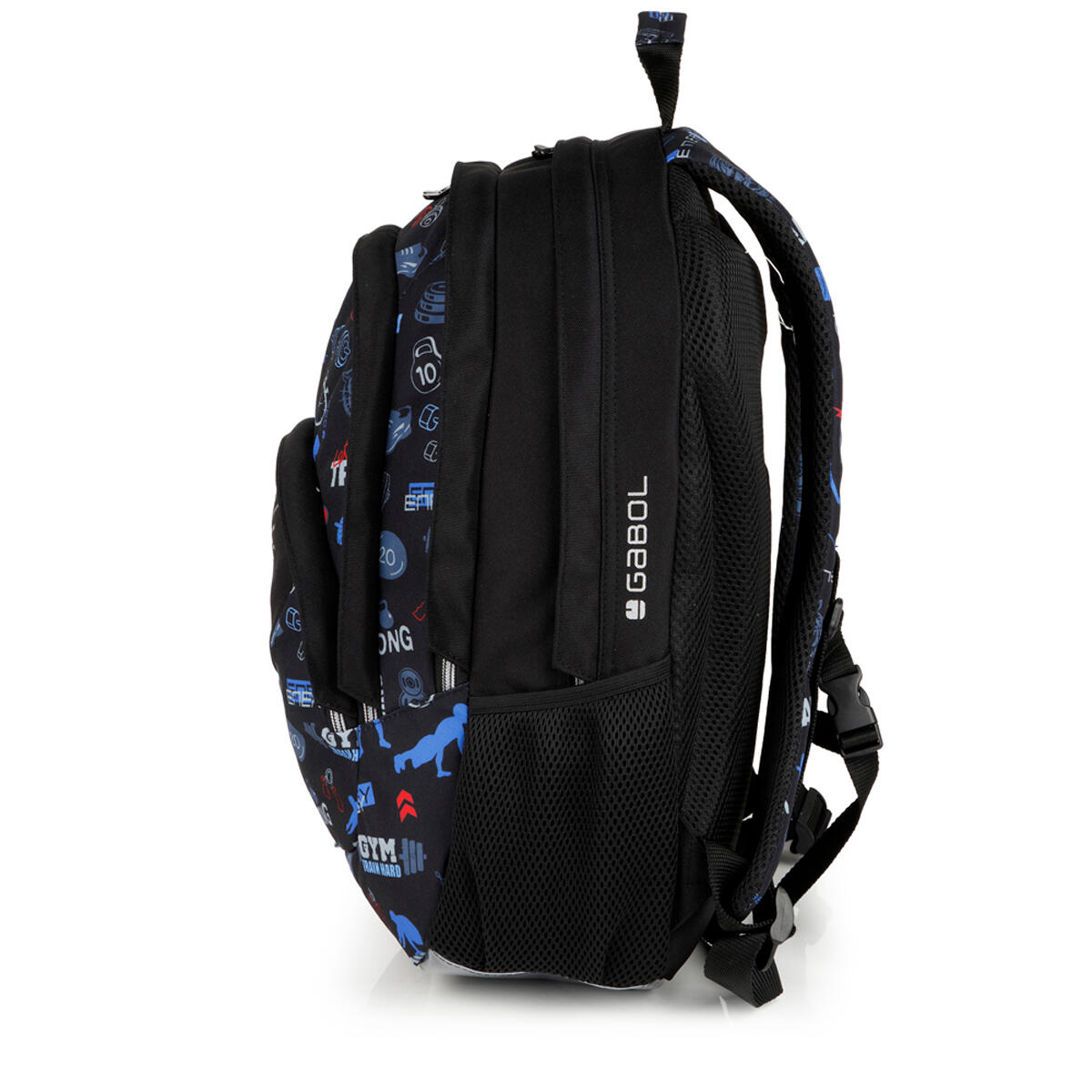 Mochila Gabol TRAINING negra e impermeable 2/6