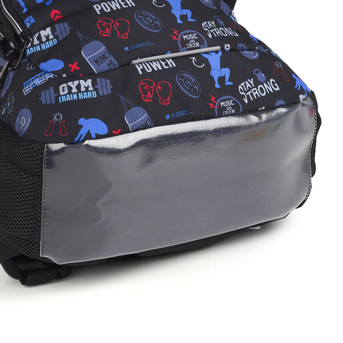 Mochila Gabol TRAINING negra e impermeable 5/6